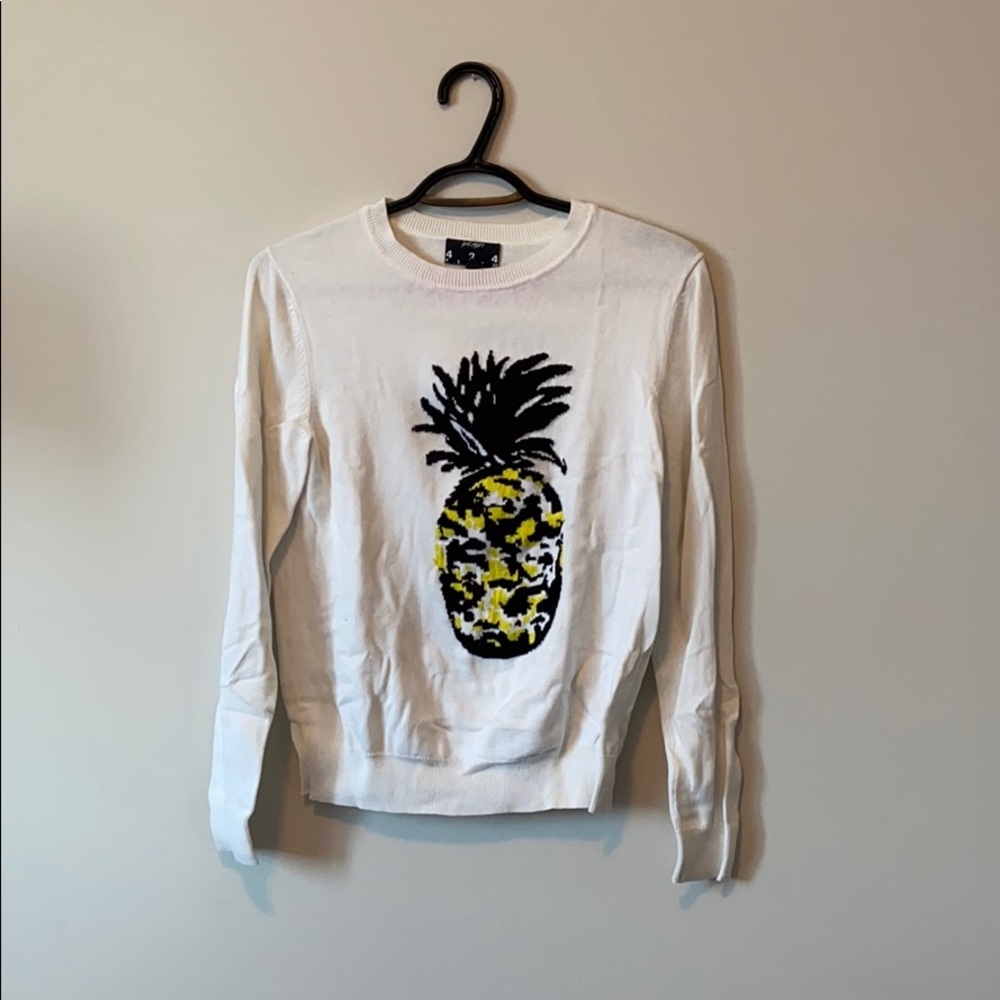 Lord & Taylor pineapple sweater